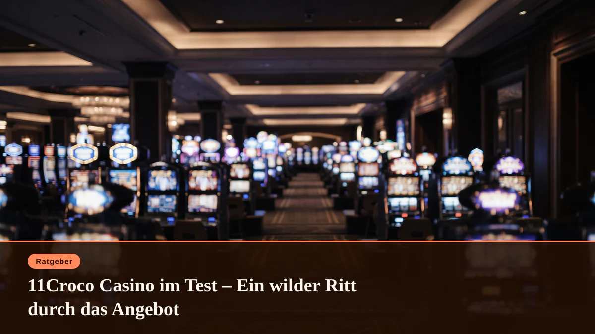 11Croco Casino im Test – Ein wilder Ritt durch das Angebot