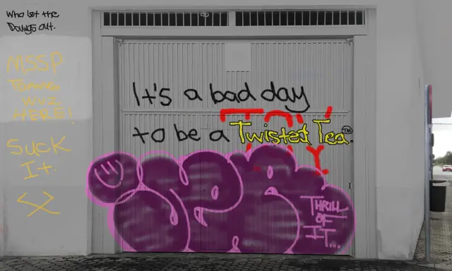Graffiti artwork by JERR