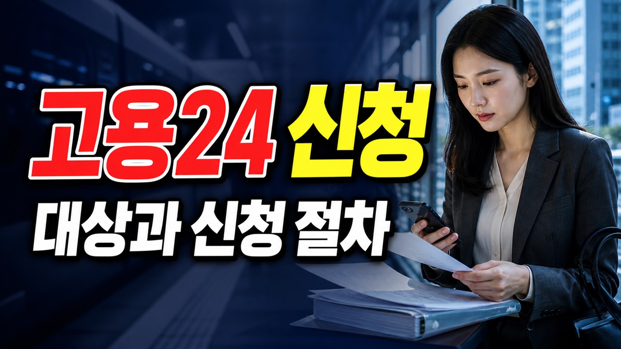 통근 곤란 실업급여 증빙자료, 고용24 신청 전에 준비할 순서에서 보는 청년 자발적 퇴사 실업급여 왕복 3시간 관련 핵심 정보를 상징적으로 보여주는 썸네일 이미지