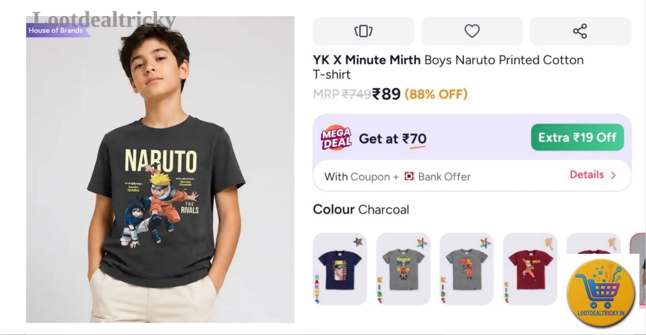 Boys T Shirt – Just ₹89 | Exclusive Sale Discount