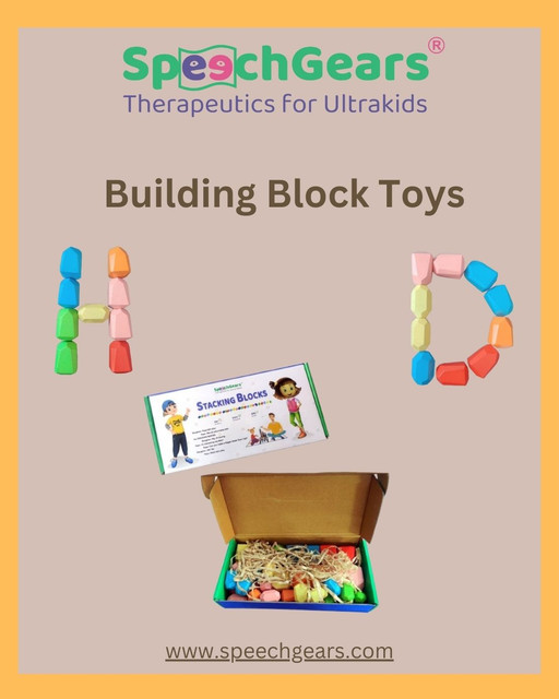 Encourage creativity and cognitive growth with building block toys from SpeechGears. Perfect for toddlers and young learners, these toys are designed to enhance problem-solving skills, improve hand-eye coordination, and promote imaginative play. Ideal for both educational settings and at-home learning, our building block collection ensures hours of constructive fun while supporting early childhood development. Explore our diverse range today and find the perfect toy for your little builder! Visit SpeechGears to shop now.

Visit our website: https://www.speechgears.com/products/stacking-blocks
