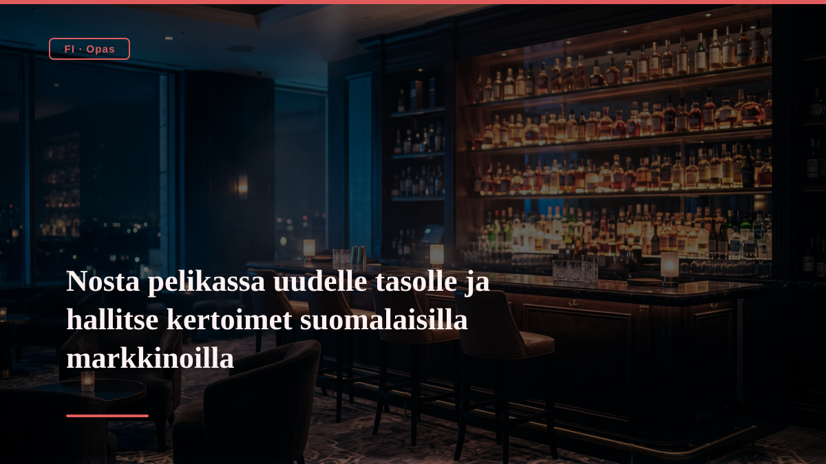 Nosta pelikassa uudelle tasolle ja hallitse kertoimet suomalaisilla markkinoilla Nosta pelikassa uudelle tasolle ja hallitse kertoimet suomalaisilla markkinoilla