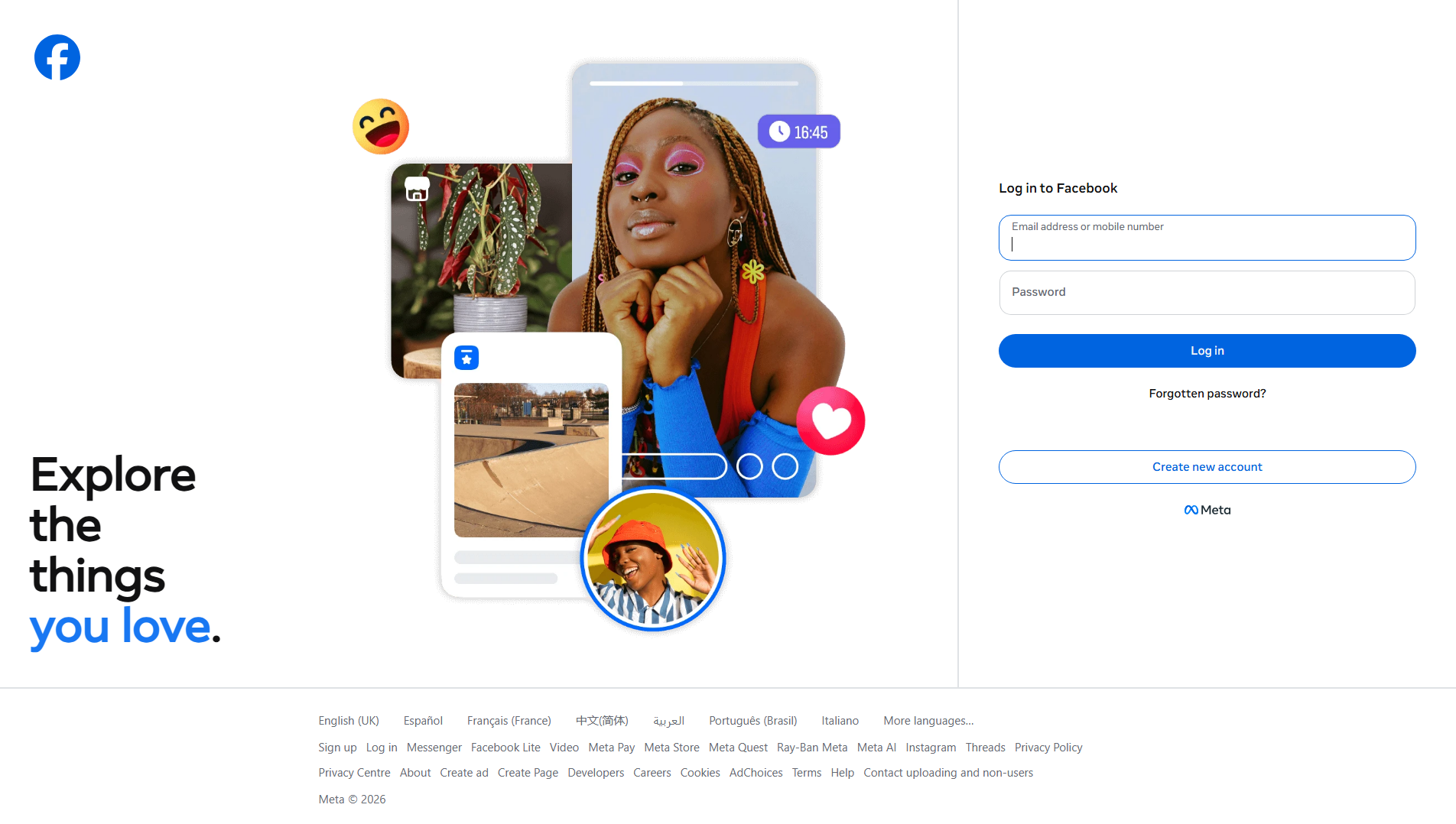 Forensic screenshot of [REDACTED] showing the phishing page layout