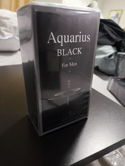 Perfume For Men 3.4oz Aquarius Black | Perfume Para Hombres de 3.4