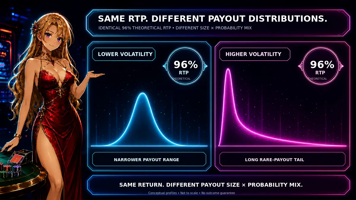 Same RTP, Different Payout Distribution