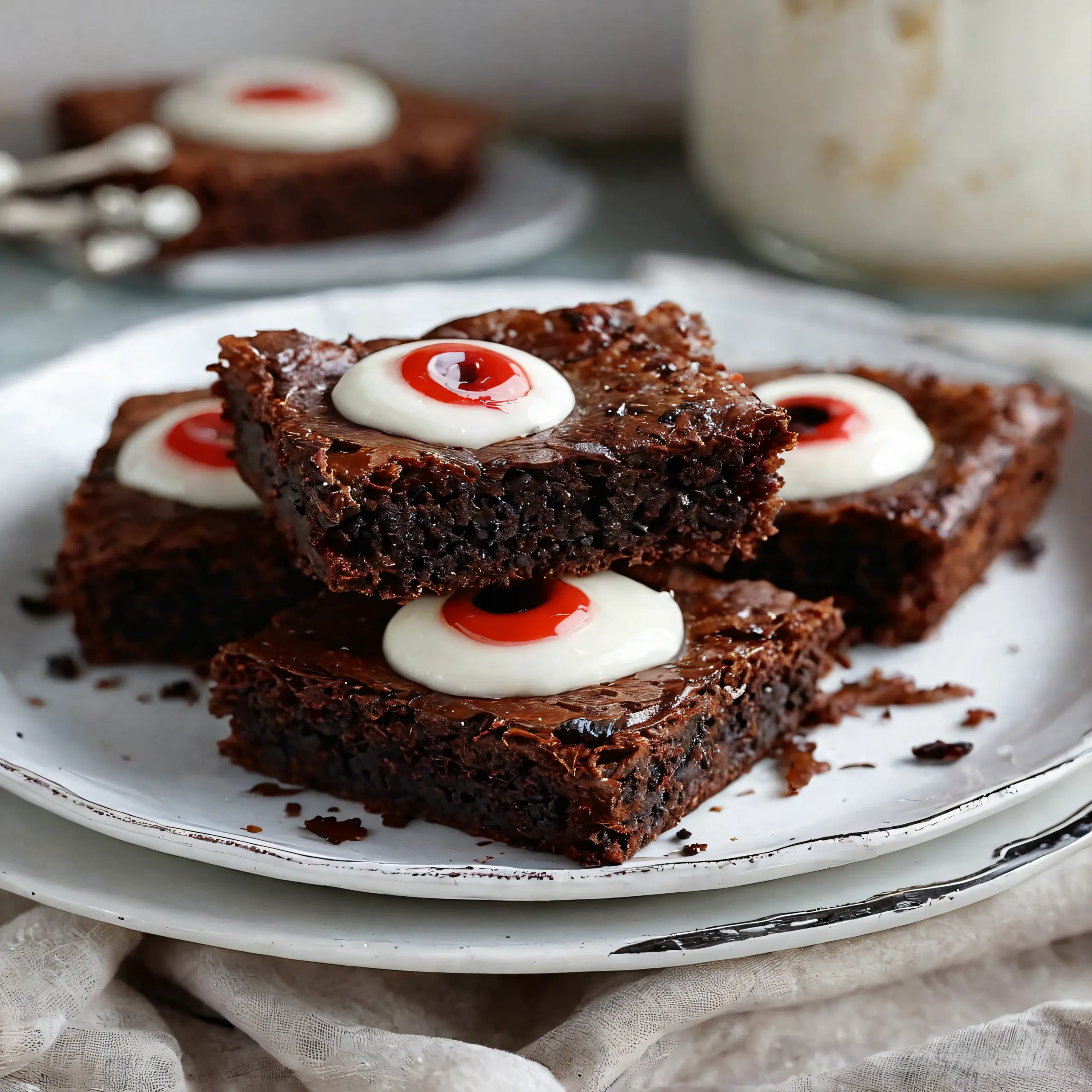 Spooky Brownies – Eyeball Treats
