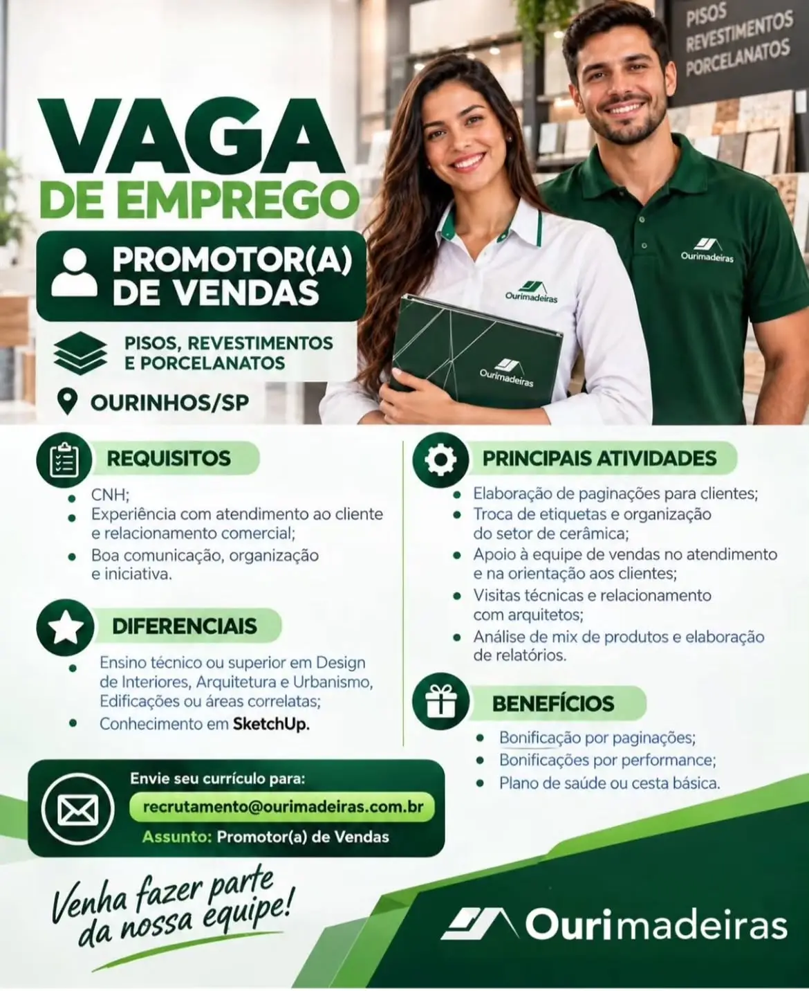 Vaga Para Promotor De Vendas