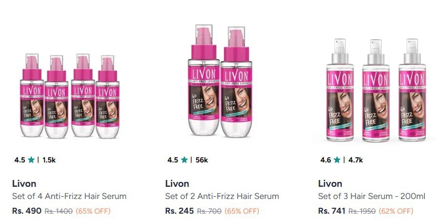 Livon Serum At – Massive Offer Get 65% OFF Today Livon Serum At – Massive Offer Get 65% OFF Today