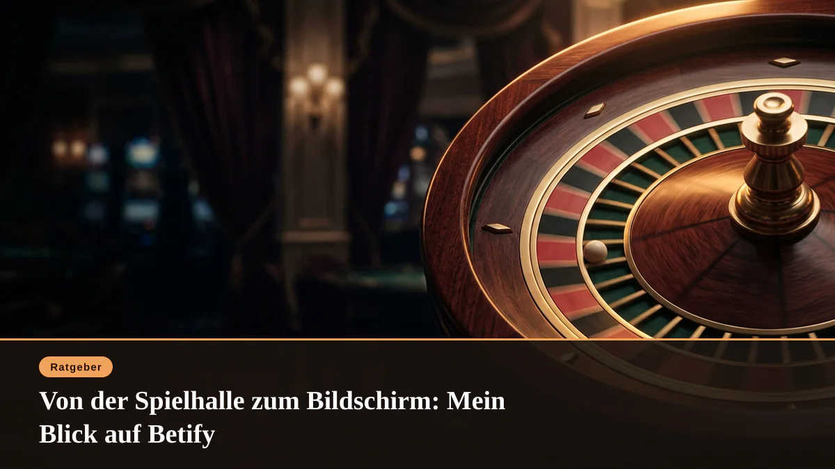 Von der Spielhalle zum Bildschirm: Mein Blick auf Betify