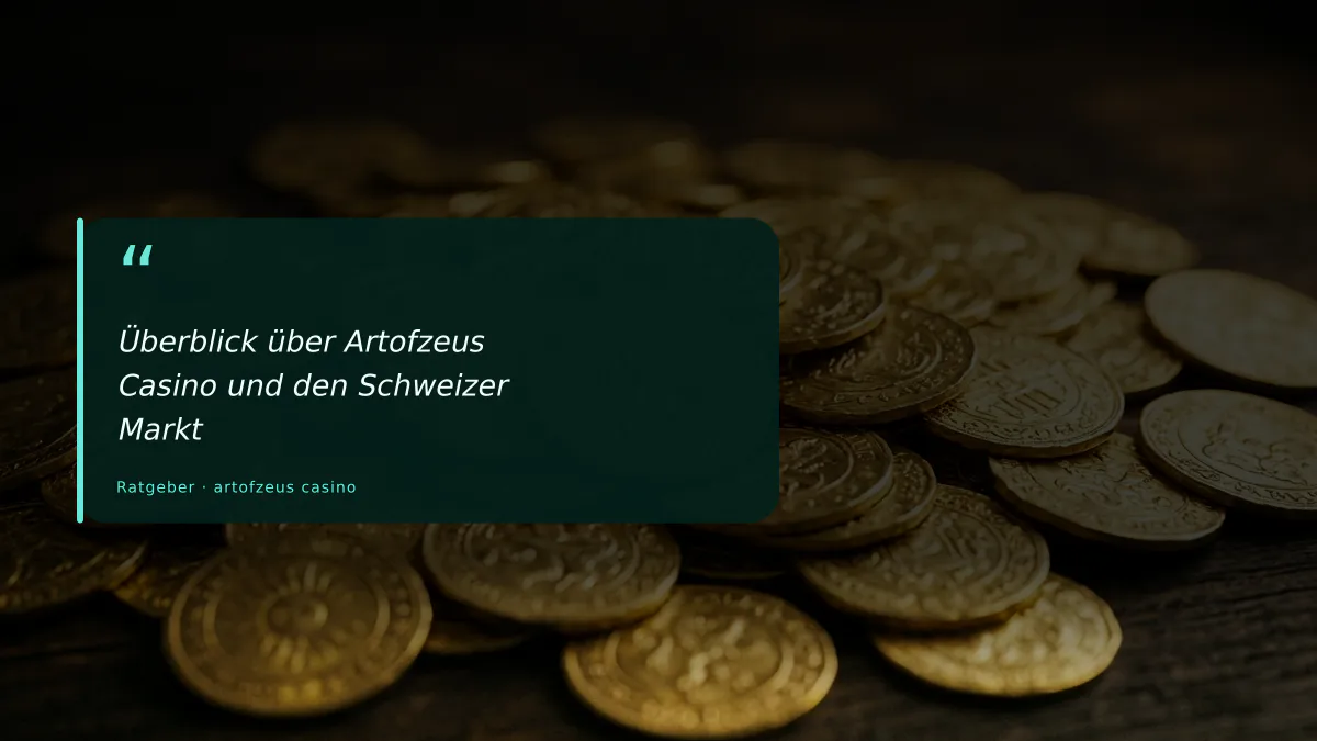 Überblick über Artofzeus Casino und den Schweizer Markt
