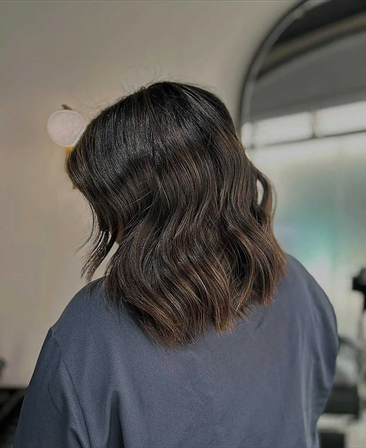 Espresso Highlights on Dark Hair