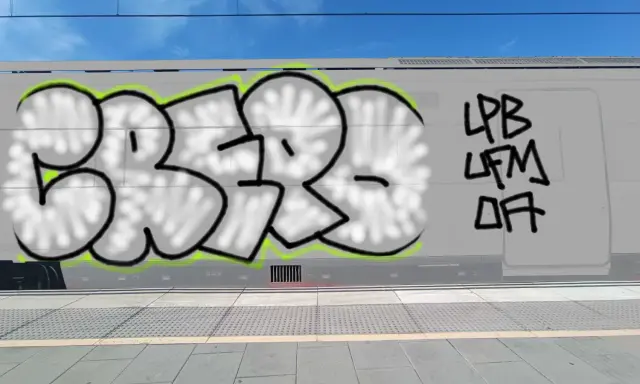 Graffiti artwork by Crep