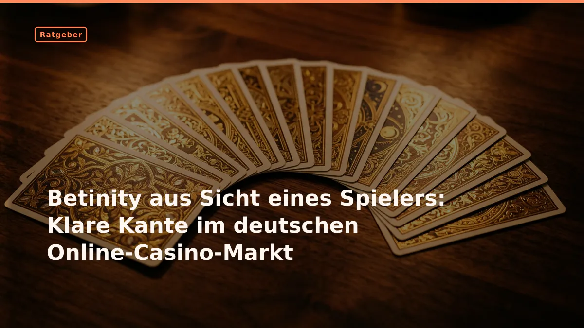 Betinity aus Sicht eines Spielers: Klare Kante im deutschen Online-Casino-Markt