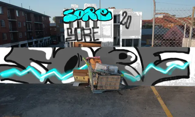 Graffiti artwork by Sore95