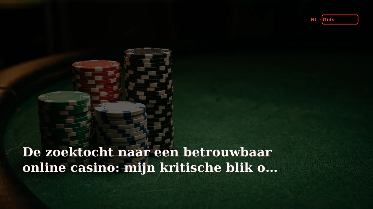 De zoektocht naar een betrouwbaar online casino: mijn kritische blik op de Nederlandse markt
