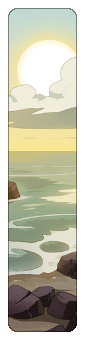 The sun rising over the ocean