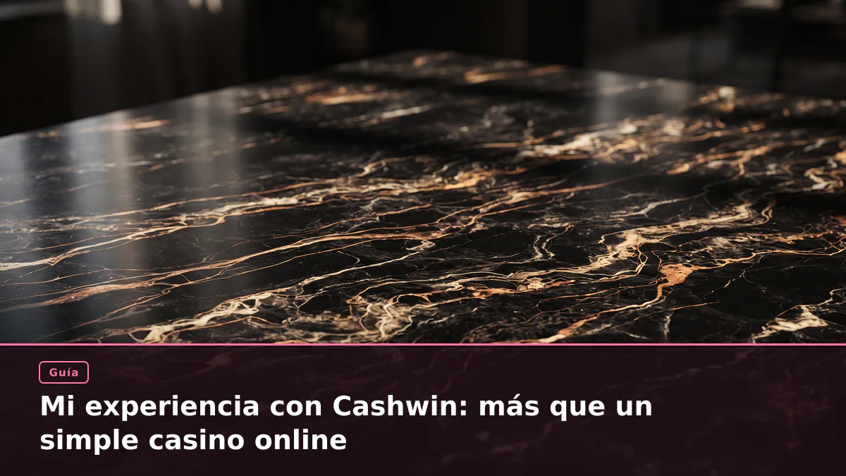 Mi experiencia con Cashwin: más que un simple casino online