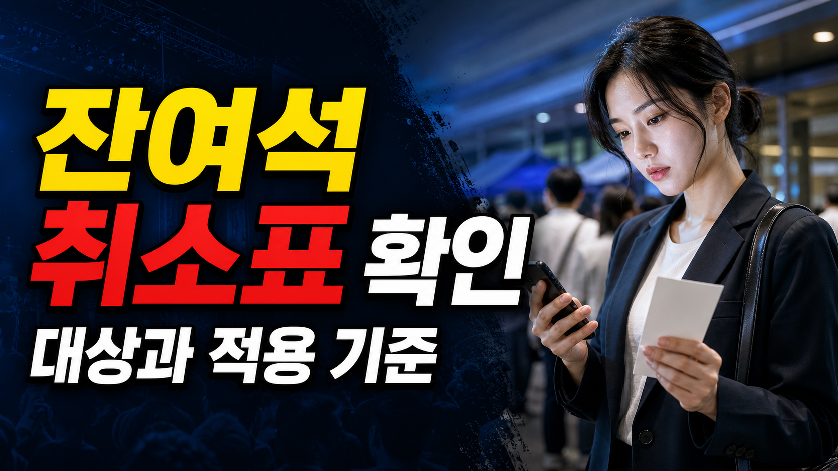 잔여석·취소표 찾는다면 2026 흠뻑쇼 예매처에서 볼 항목 관련 핵심 정보를 상징적으로 보여주는 썸네일 이미지