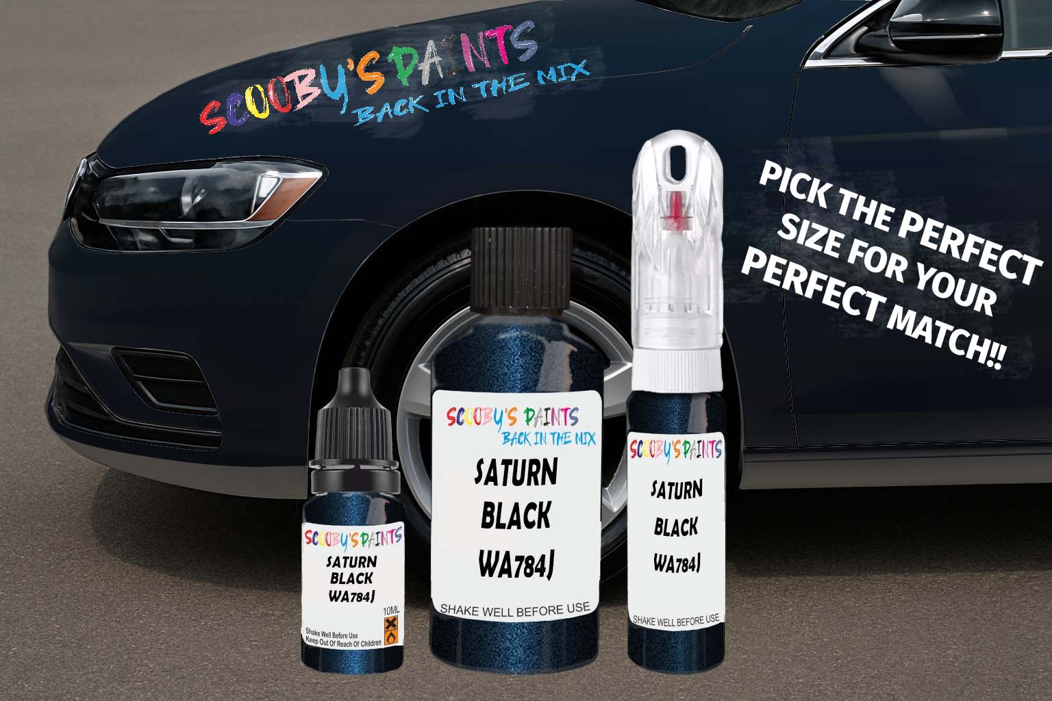 Scooby’s Paints – Saturn Triple Touch-Up