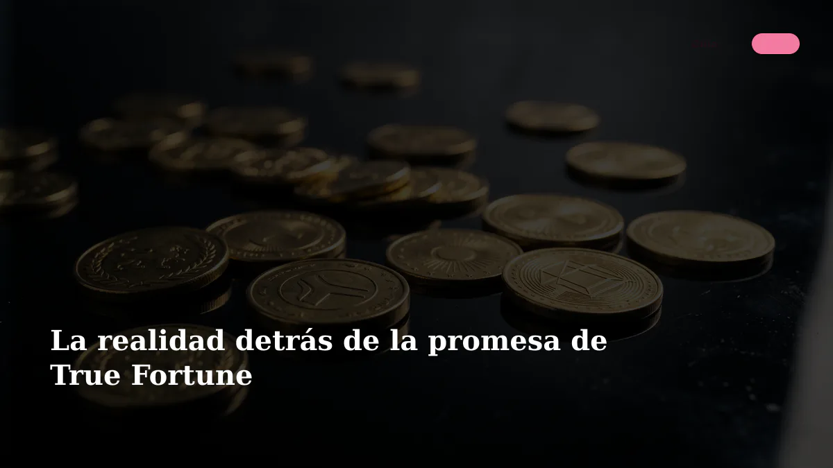 La realidad detrás de la promesa de True Fortune