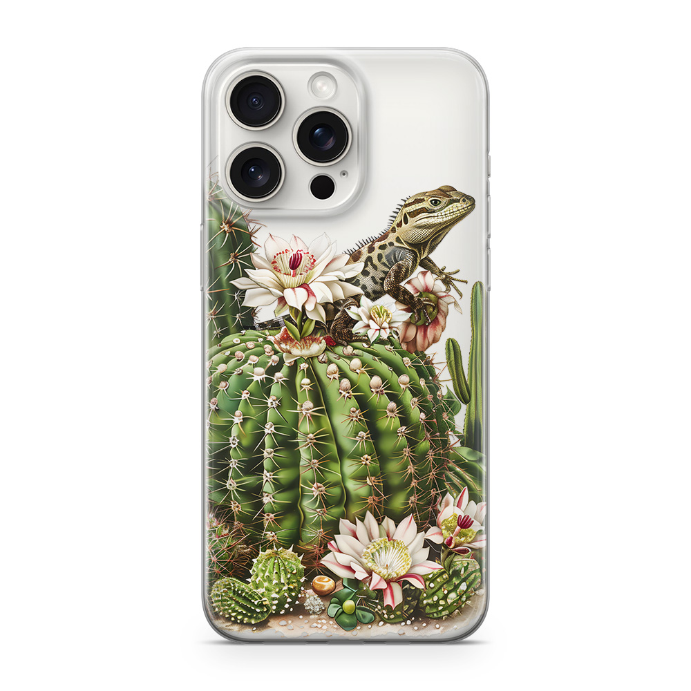 CACTUS GREEN Handy Hlle Transparent fr iphone 12 MINI Motiv Gecko Kaktus  M5 | eBay.de