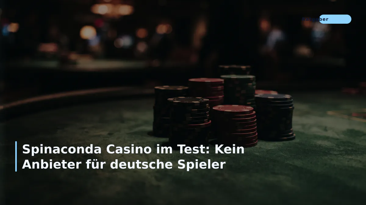 Spinaconda Casino im Test: Kein Anbieter für deutsche Spieler