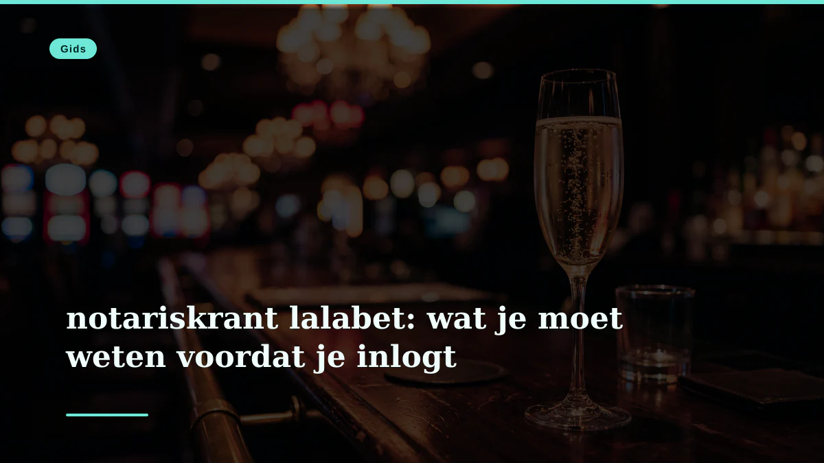notariskrant lalabet: wat je moet weten voordat je inlogt