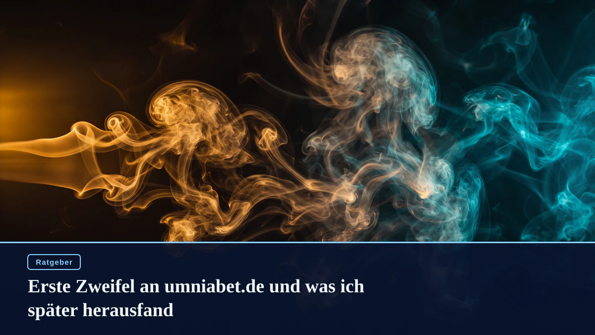 Erste Zweifel an umniabet.de und was ich später herausfand
