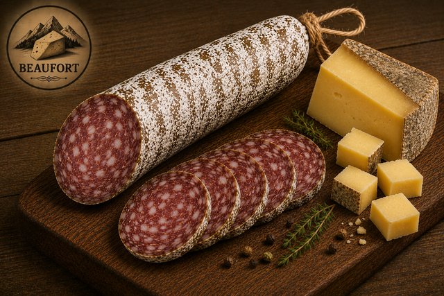 Saucisson sec au Beaufort