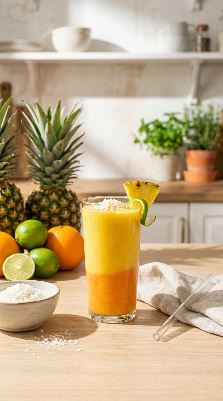 Pineapple Coconut Citrus Splash — Fruit Smoothie Recipes Healthy Bodies Crave