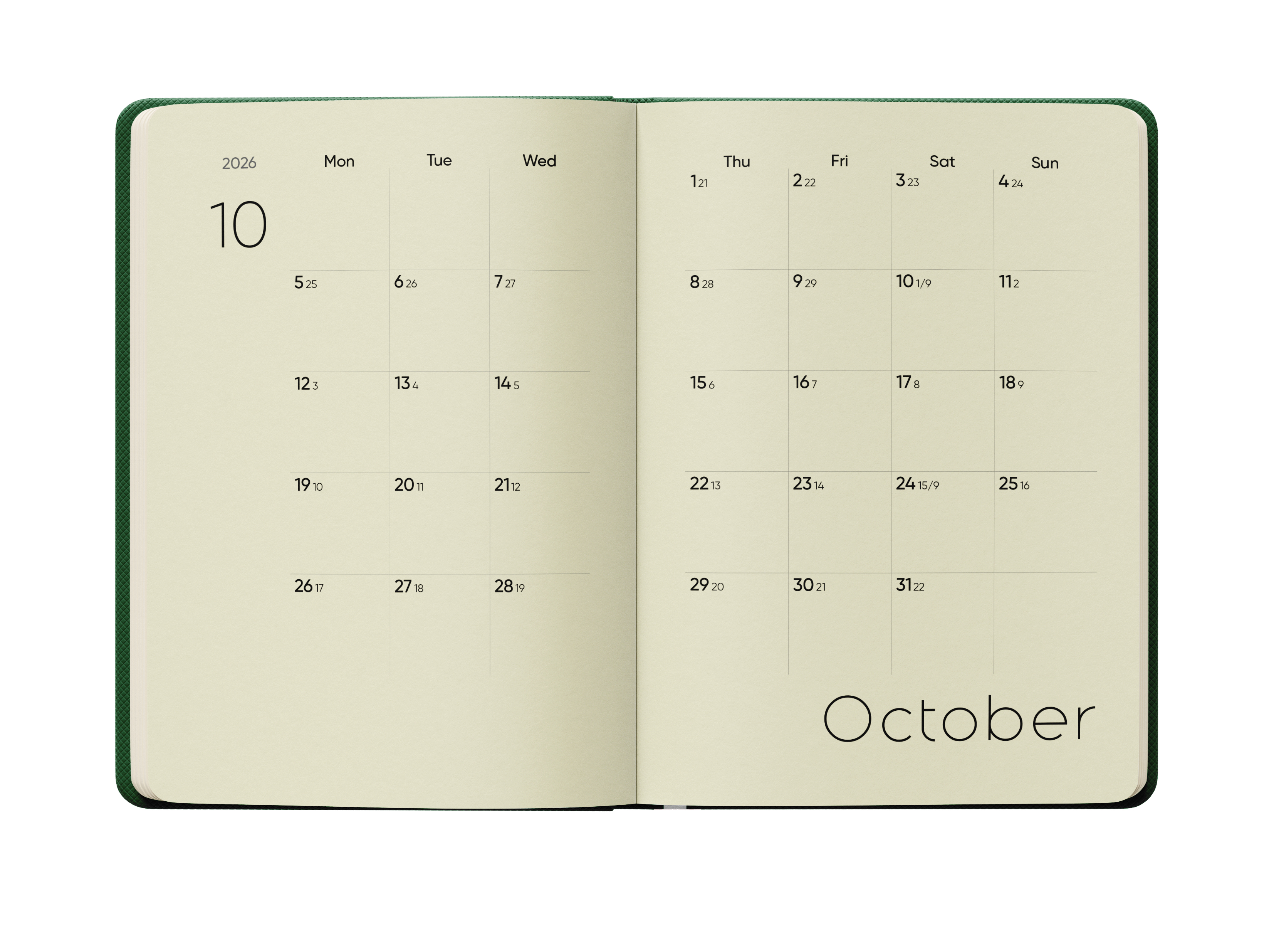 Sổ Planner 2026 - Size B7 - Nguyễn Trắc - Agenda B7 2026