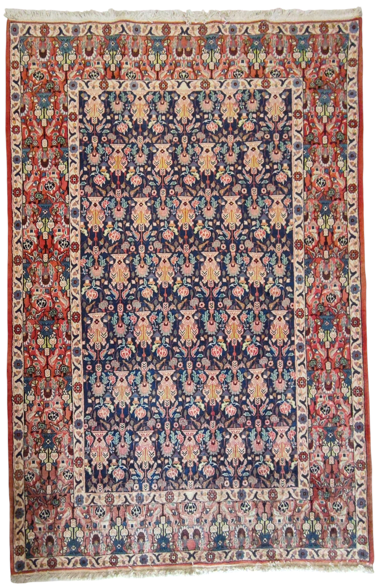 Tappeto Persiano Varamin Vecchia Fattura 150×230 cm