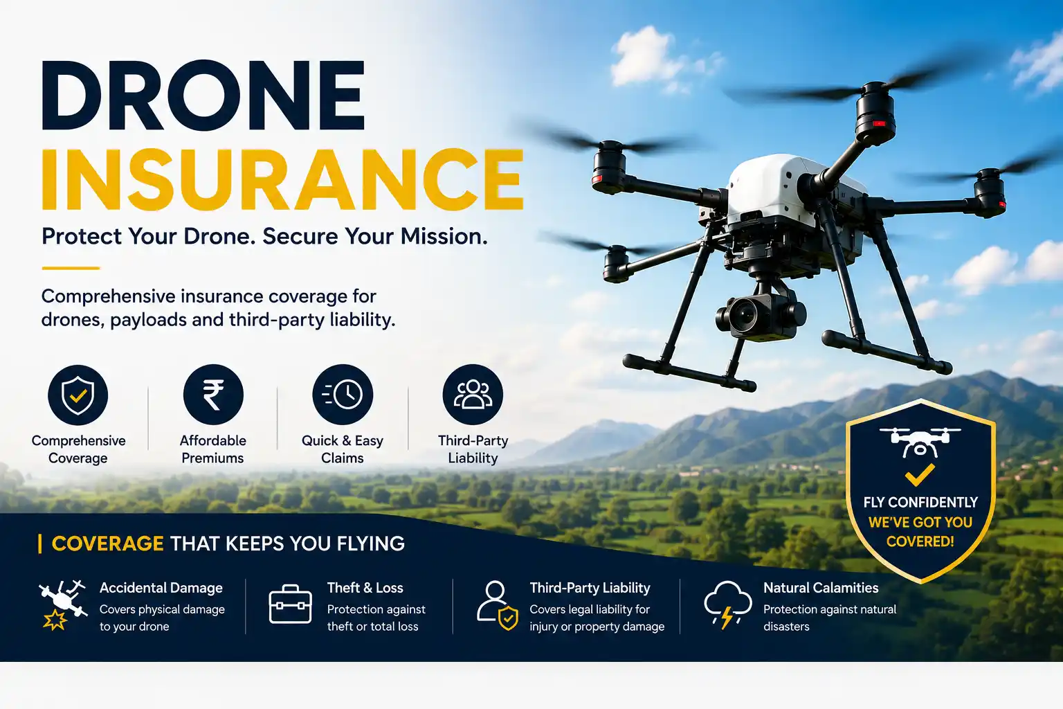 Drone insurance protection