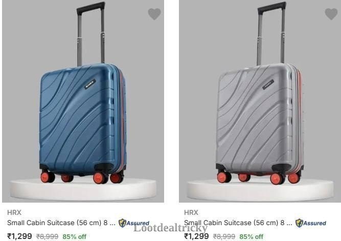 Hrx Suitcase From – Great Loot Offer @ ₹1299