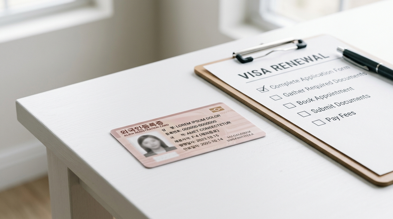 F-series visa self-check plan for foreign residents in Korea