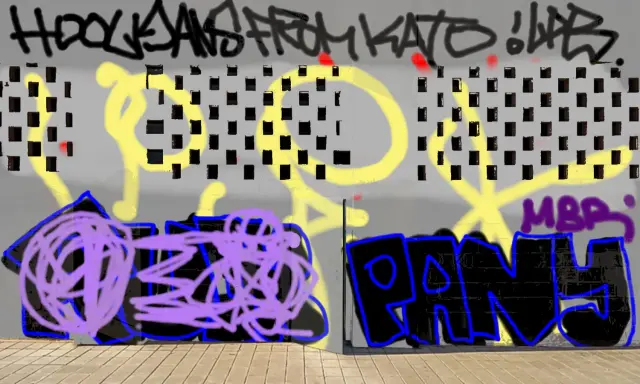 Graffiti artwork by JustKrzaczek