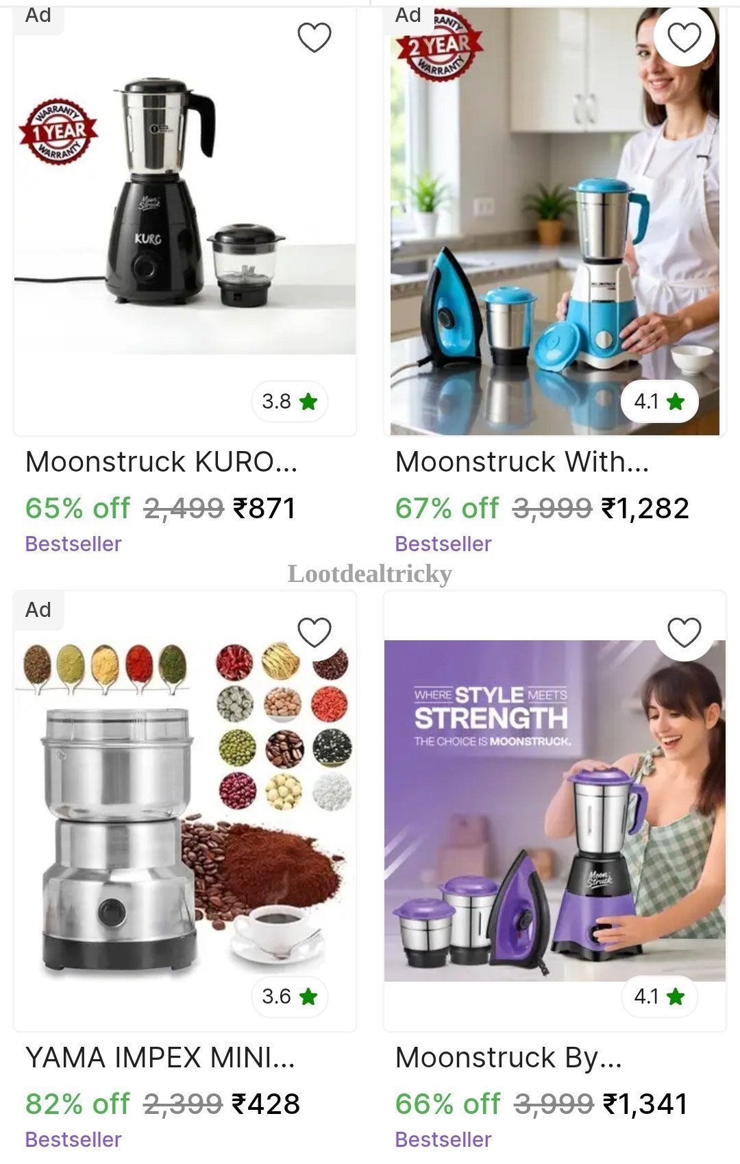 Shopsy Mixer Grinders – Just ₹899 | Best Price Drop Today