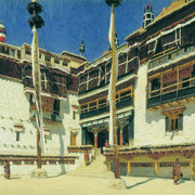 Монастырь Хемис в Ладаке 1875