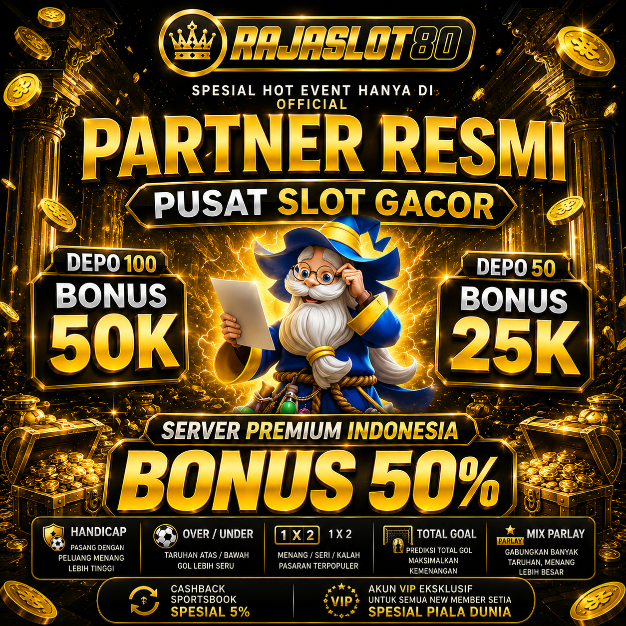 RAJASLOT80 - Portal Resmi Login Demo Slot Gacor Gratis Terlengkap