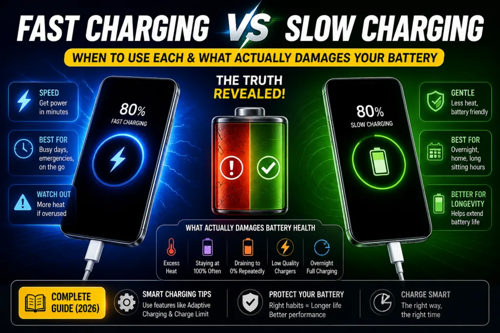 Adaptive Charging Slows Fast Charging to Protect Battery Health