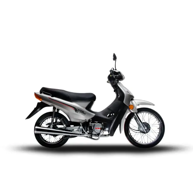 Moto Keller Crono 110 Eco Base Gris de perfil