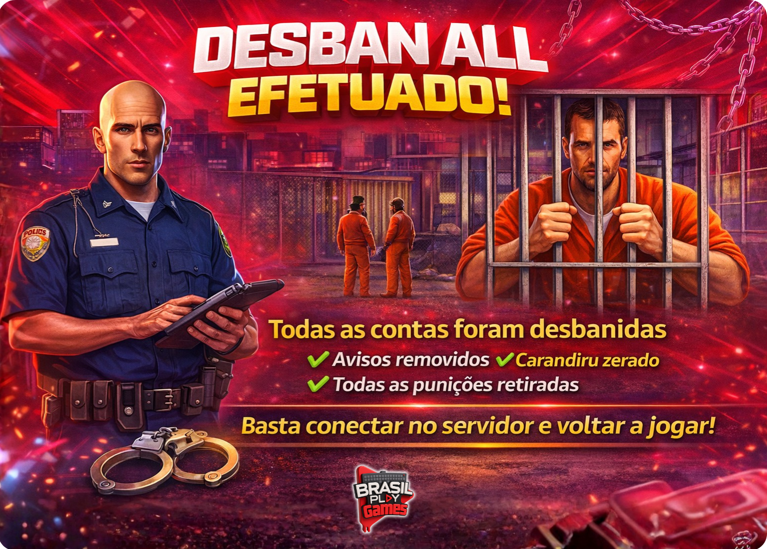 [INFO] DESBAN ALL EFETUADO!