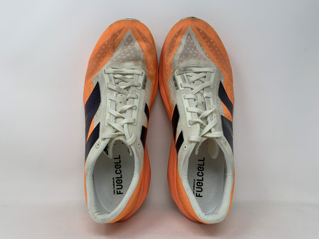 Men's New Balance FuelCell Rebel v4, Hot Mango/Angora/Black, 11 D Medium US detailed image 5