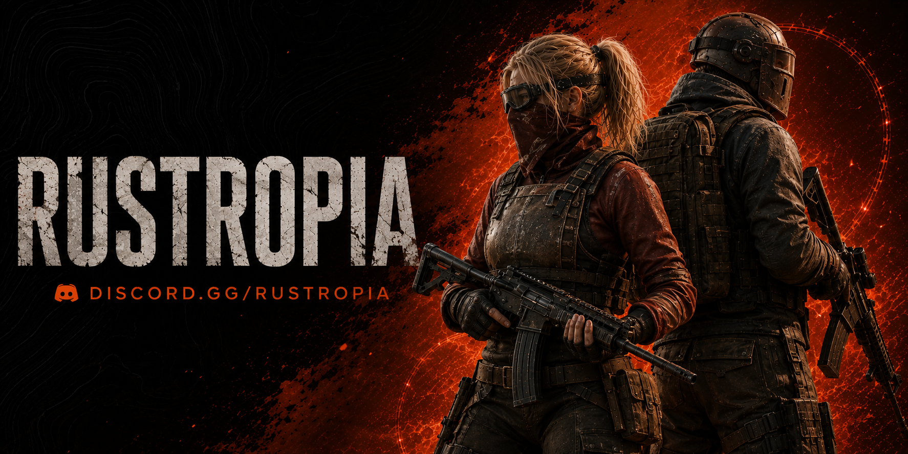 Баннер сервера [DE] Rustropia | 3x Loot | Trio | Vanilla | Weekly