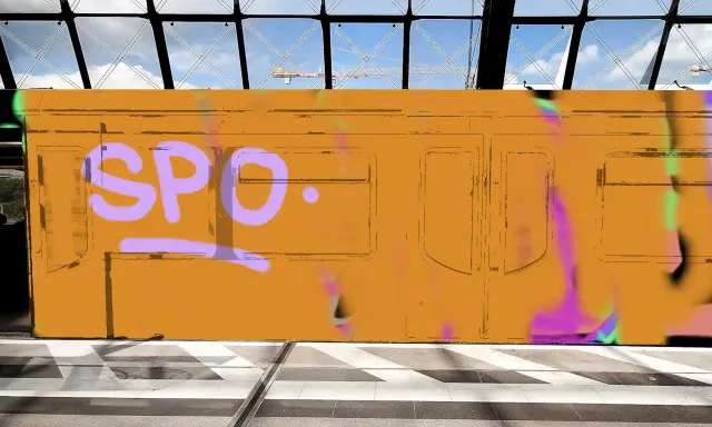 Graffiti artwork by SOLAR
