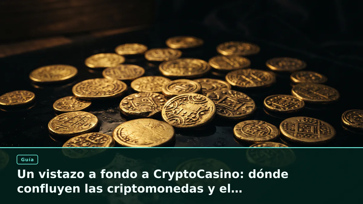 Un vistazo a fondo a CryptoCasino: dónde confluyen las criptomonedas y el entretenimiento
