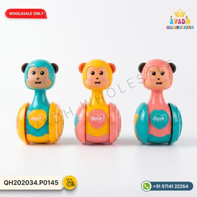 Happy Monkey Rolling Toy