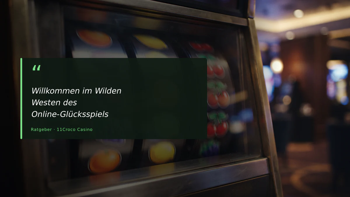 Willkommen im Wilden Westen des Online-Glücksspiels