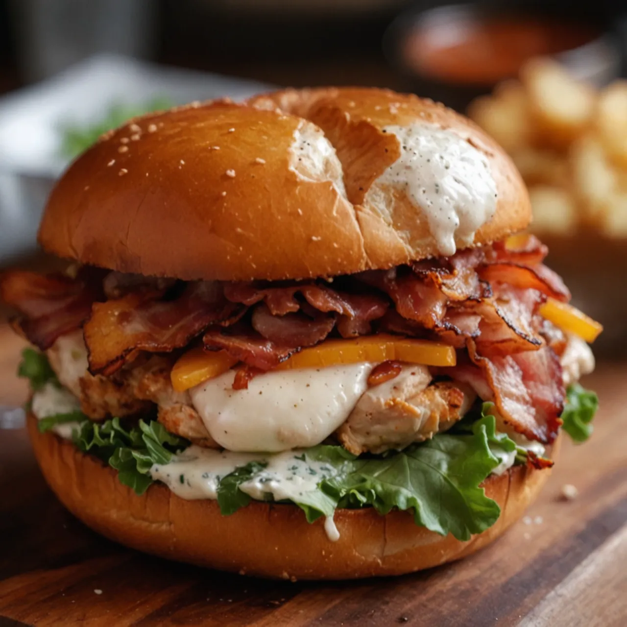 Ultimate Chopped Chicken Bacon Ranch Sandwich Recipe