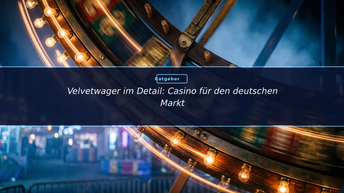 Velvetwager im Detail: Casino für den deutschen Markt